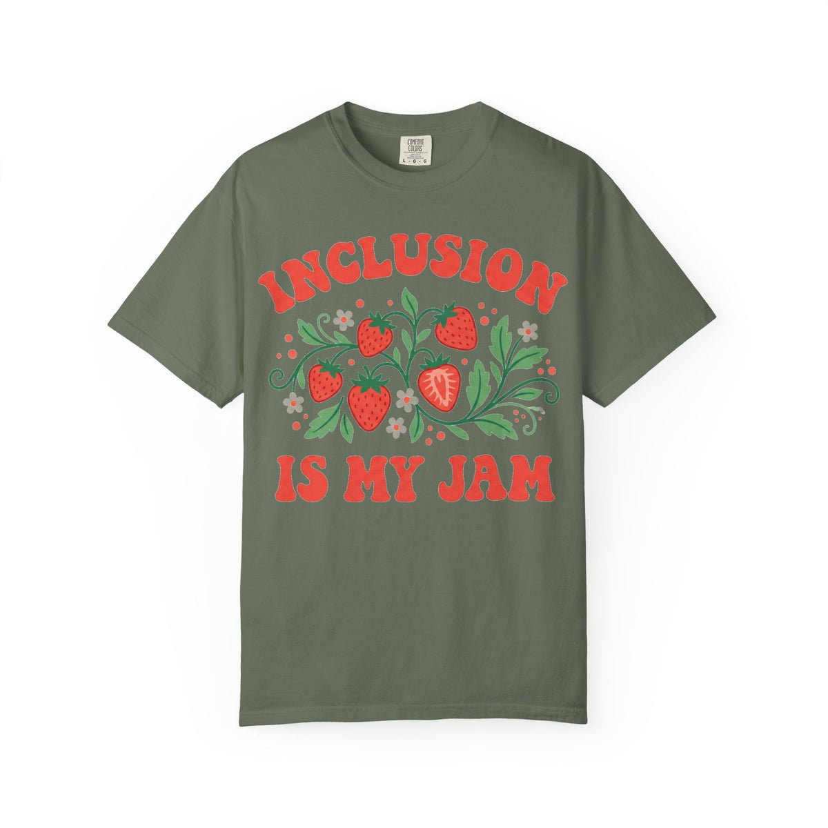 Inclusion Is My Jam Shirt, Strawberry SPED Teacher Tee, Retro Inclusion Shirt, Special Education Gift