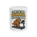 Certified Treadmill Pedestrian Mug, Funny Gym Lover Gift for Him Her, Workout Christmas Gift, Coffee Mug 11oz 15oz