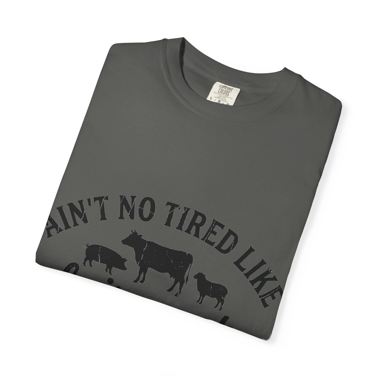 Ain't No Tired Like Fair Week Tired Shirt, Funny Livestock Show Tee, County Fair Mom Shirt, 4H Gift