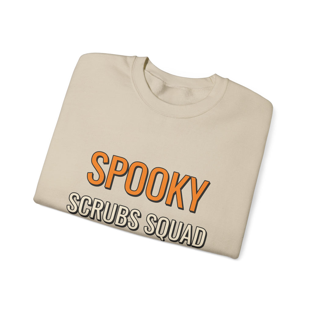 Nurse Halloween Sweatshirt Spooky Scrubs Squad | Funny Nurse Halloween Sweatshirt | Night Shift Crew Gift | Halloween 2026