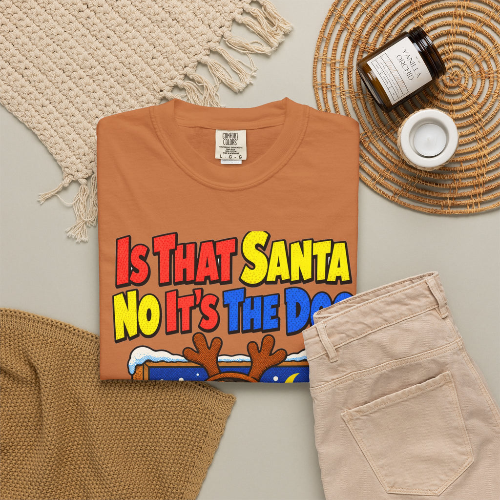 Funny Dog Gift Is That Santa No It's The Dog Ornament Mug Shirt Christmas Gift for Dog Mom Dog Dad Dachshund Pet Lover