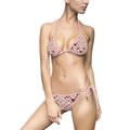 Heart Print Tie-Side Bikini — Women's Valentine Swimwear
