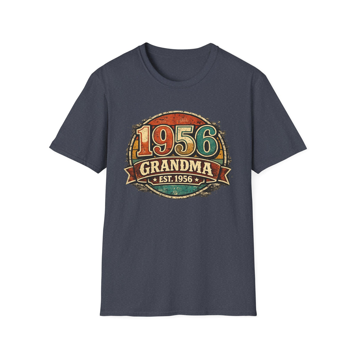 1956 Grandma T-Shirt – Vintage Established 1956 Birthday Gift