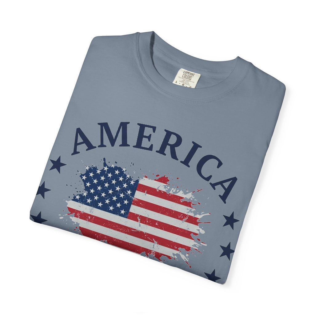 America 1776 2026 Shirt, Distressed Flag Oval Tee, Patriotic 250th Anniversary Shirt, Fourth Of July Gift