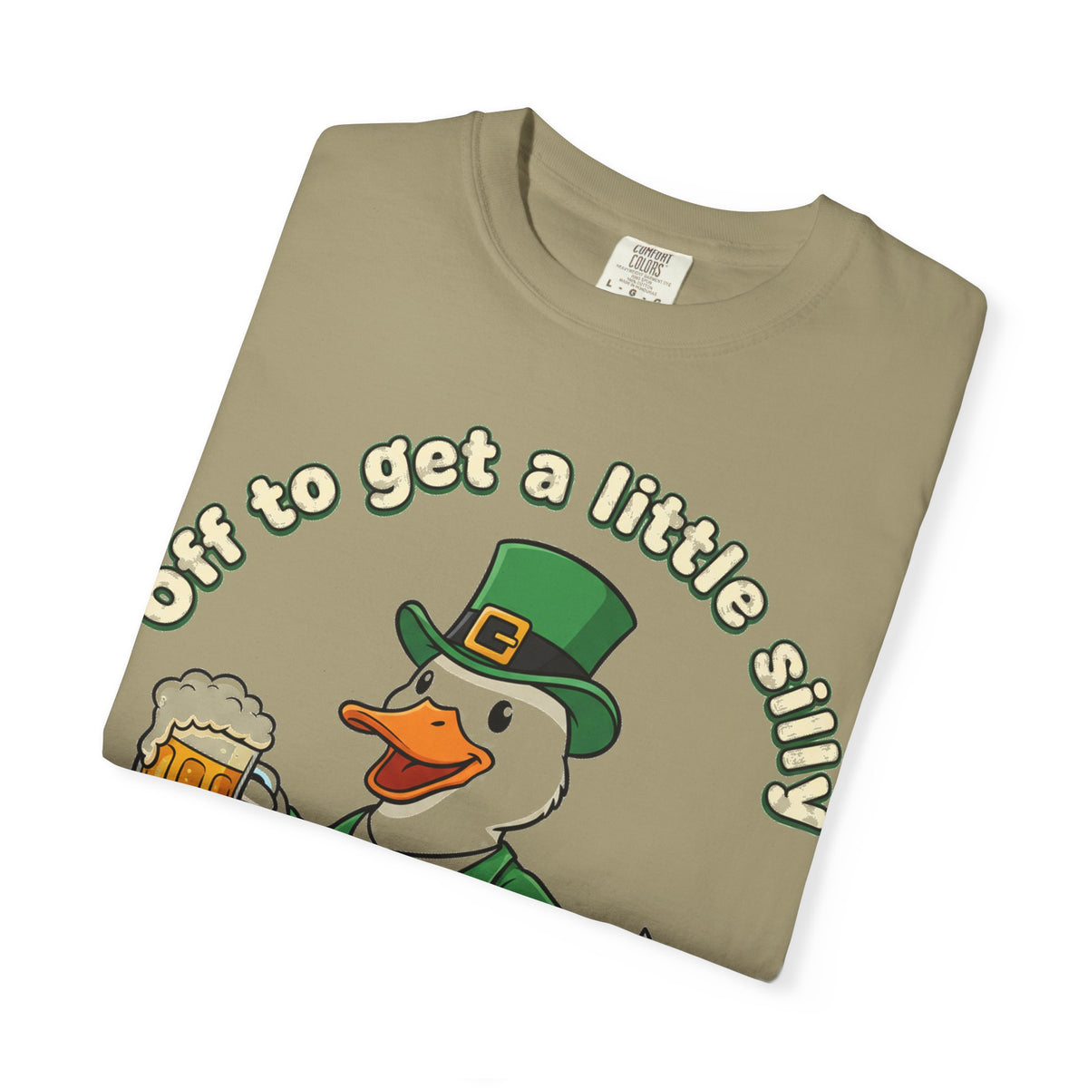 Off To Get A Little Silly Duck Shirt, Leprechaun Suit Beer Duck Tee, Funny St Patricks Day Shirt, Irish Gift
