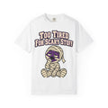 Too Tired For Scary Stuff Halloween Shirt, Funny Mummy Tee, Retro Spooky Humor