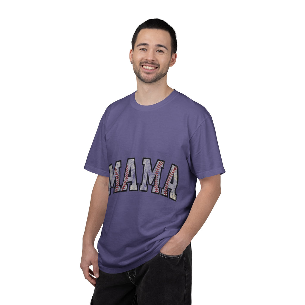 Baseball Mama Cream Shirt, Vintage Stitch Varsity Tee, Baseball Mom Shirt, Little League Gift