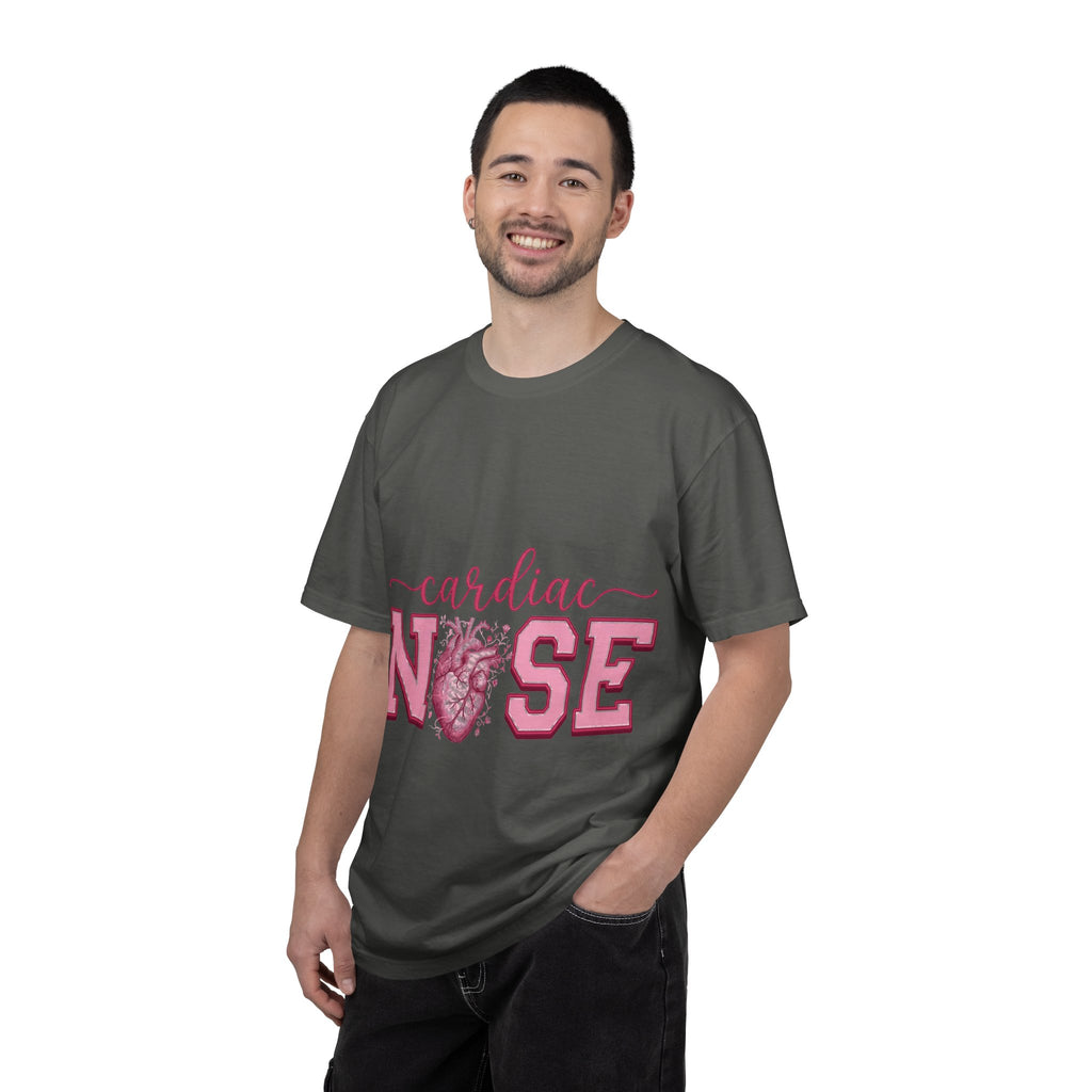Cardiac Nurse Anatomical Heart Shirt, Pink Varsity Cardiology Tee, Cardiac RN Shirt, Nurse Gift