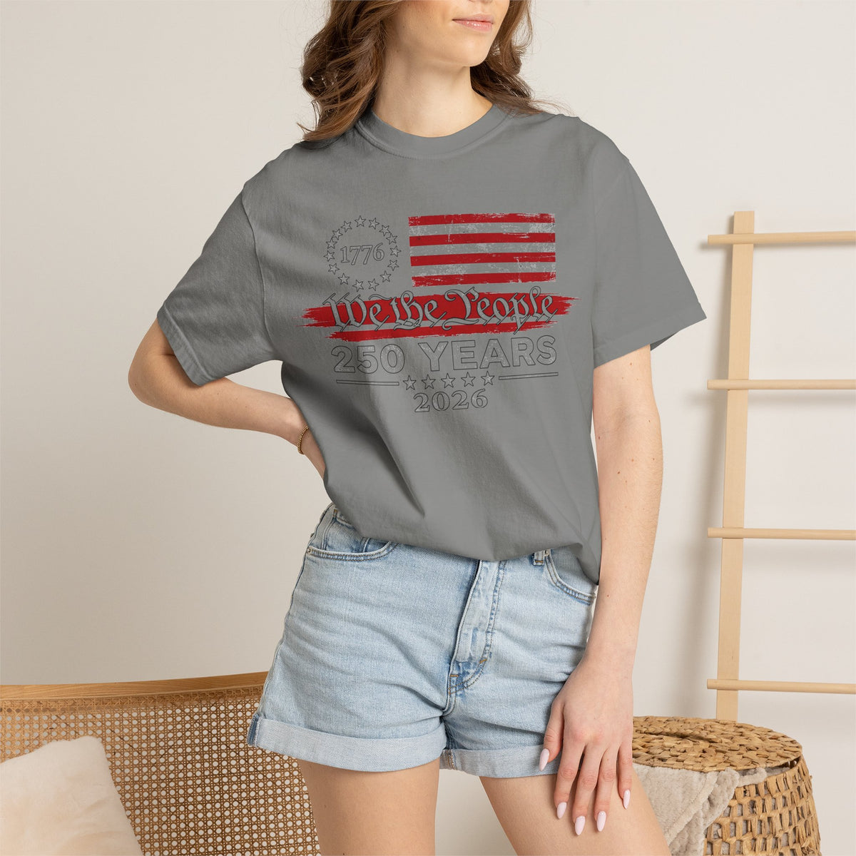 We The People 250 Years Shirt, 1776-2026 Semiquincentennial Tee, Patriotic Anniversary Shirt, July 4th Gift