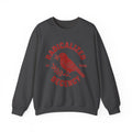 Radicalized By Basic Decency Sweatshirt, Vintage Bird Badge Political Sweatshirt, Progressive Kindness Sweatshirt, Liberal Gift, Retro Activ