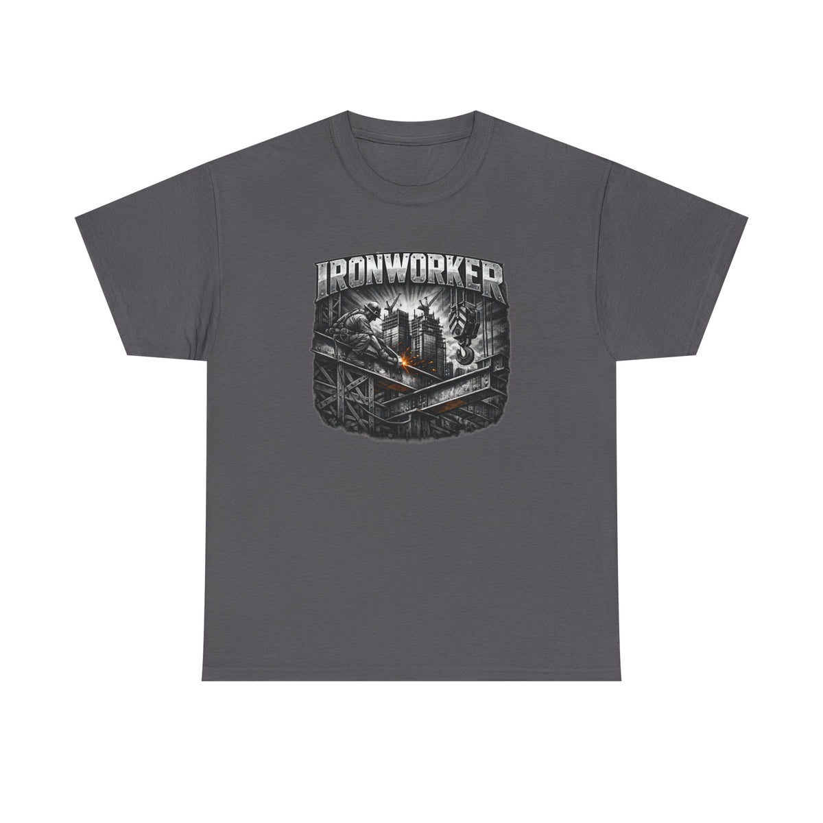 Ironworker Shirt, Steel Worker Graphic Tee, Construction Crew Gift