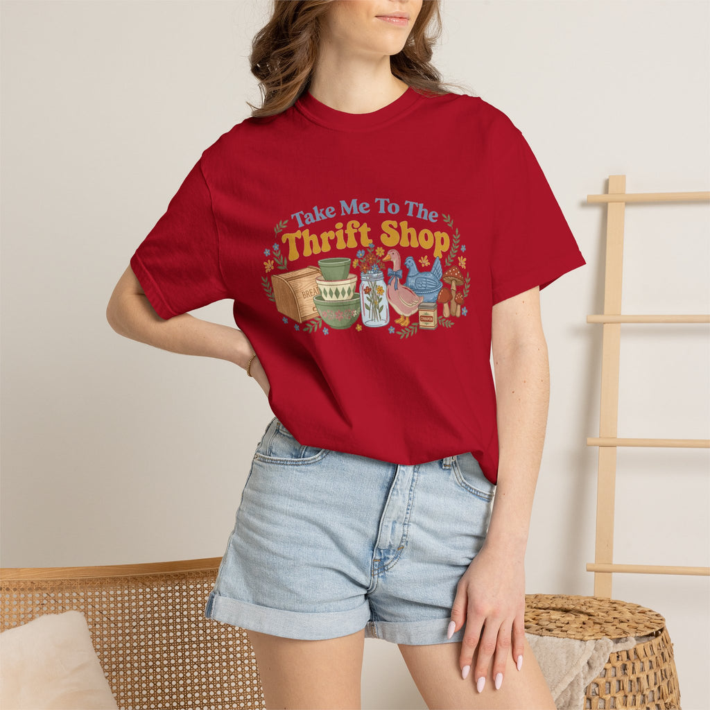 Take Me To The Thrift Shop Wide Shirt, Retro Thrift Finds Tee, Vintage Pyrex Shirt, Thrifter Gift