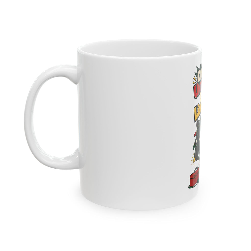 Chief Of Untangling Every Light String Mug, Funny Dad Christmas Gift, Secret Santa Stocking Stuffer, 11oz 15oz Coffee Mug