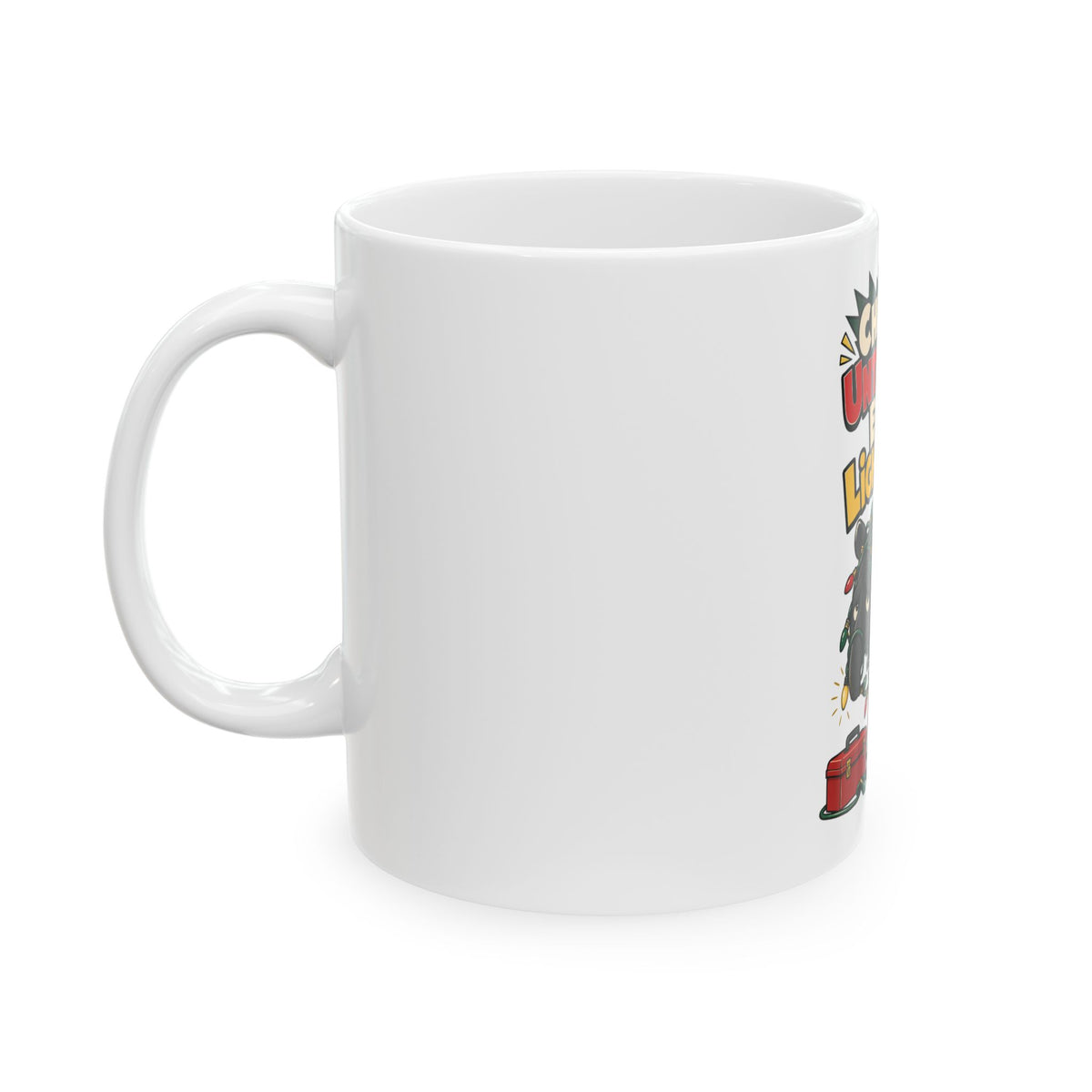 Chief Of Untangling Every Light String Mug, Funny Dad Christmas Gift, Secret Santa Stocking Stuffer, 11oz 15oz Coffee Mug