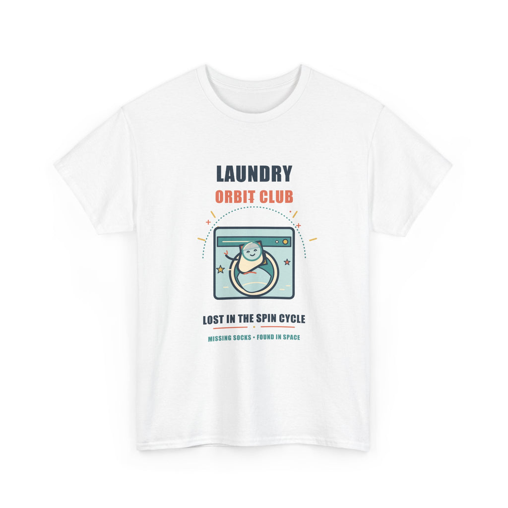 Laundry Orbit Club Tee — Lost in the Spin Cycle