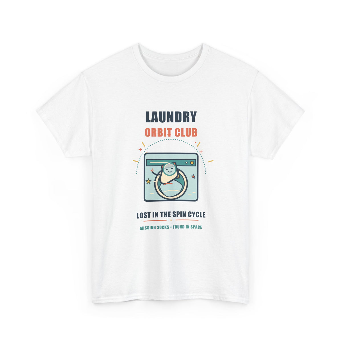 Laundry Orbit Club Tee — Lost in the Spin Cycle