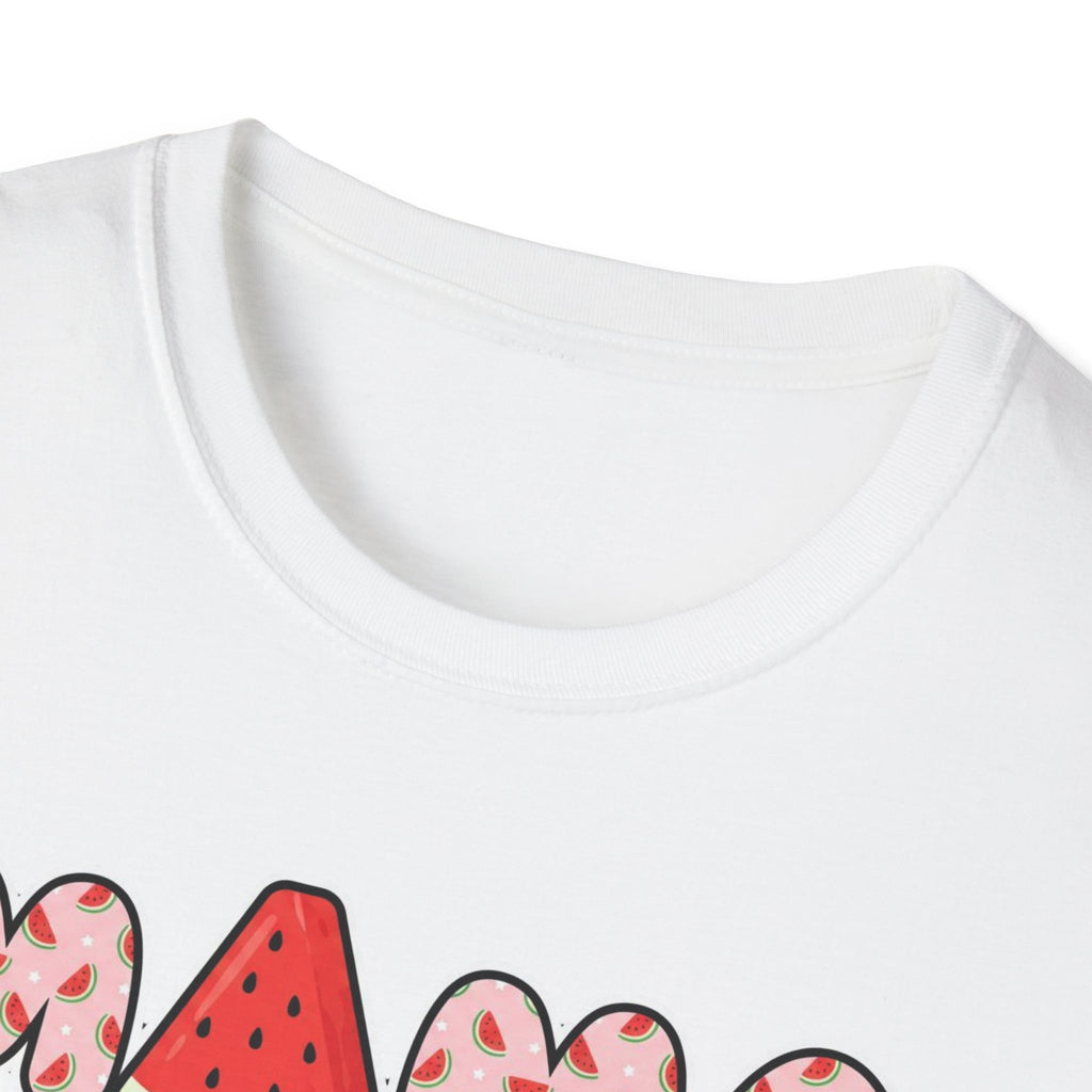 Mama Shirt, Watermelon Letters Summer Mom Tee, Mothers Day Gift