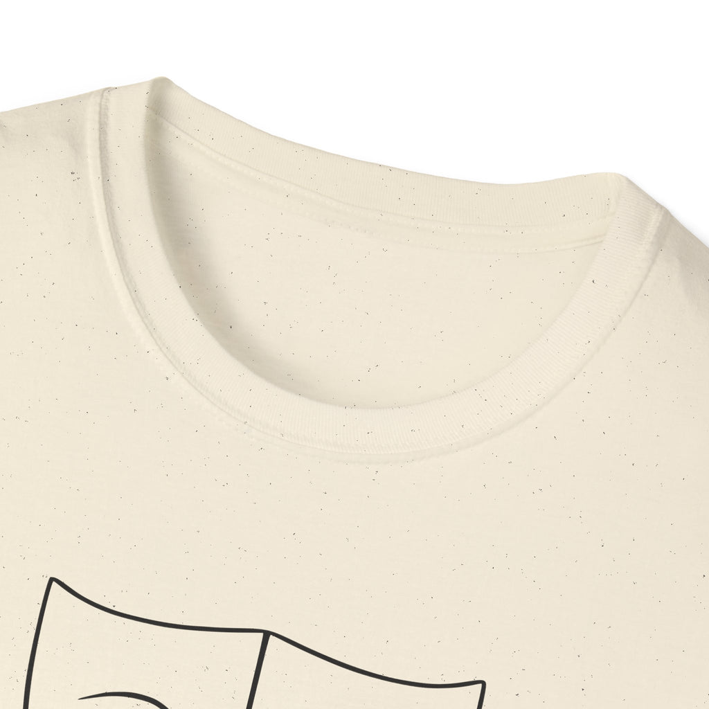 Theatre Mask Shirt, Drama Comedy Graphic Tee, Actor Gift