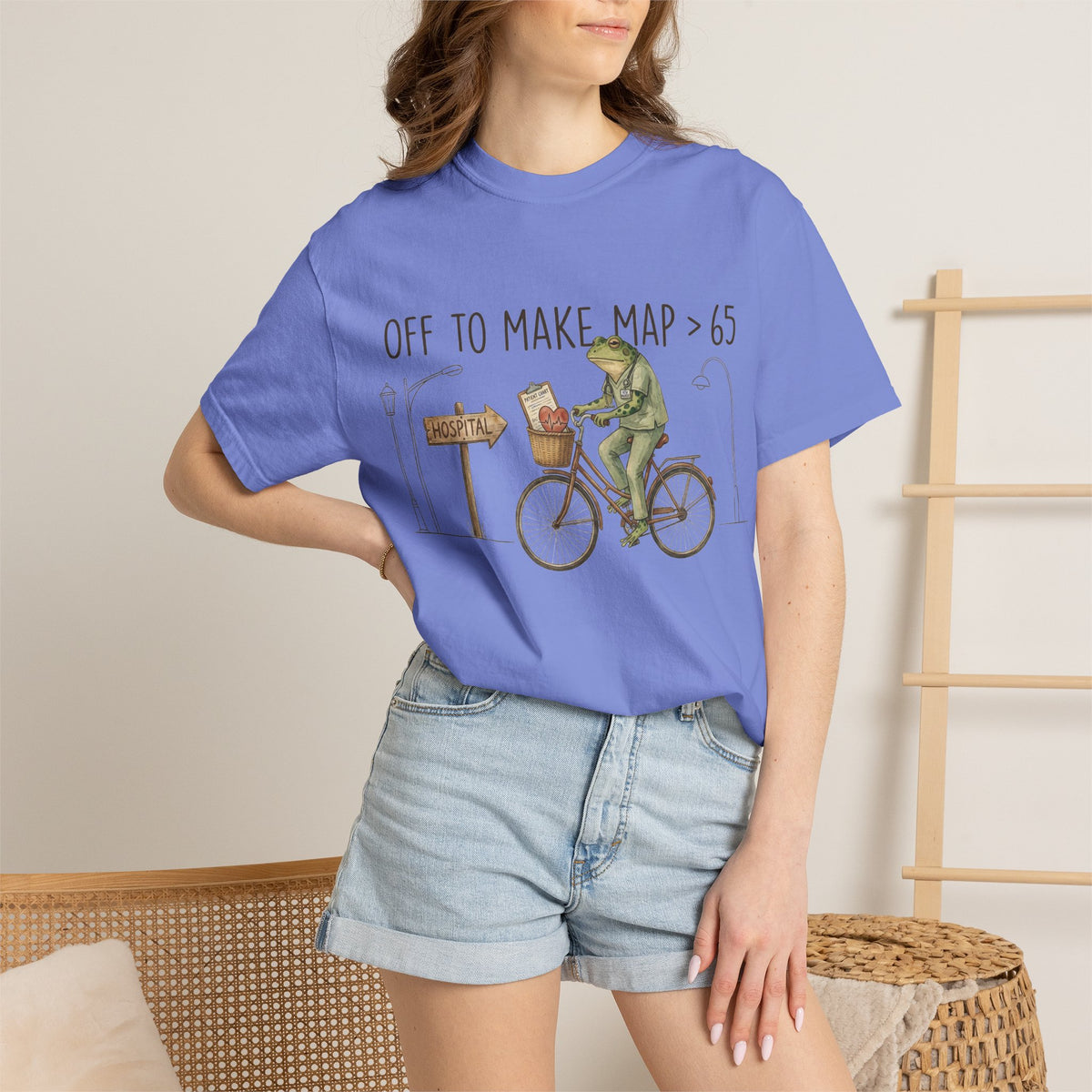 Off To Make MAP Over 65 Shirt, Funny ICU Nurse Frog Tee, Critical Care Nurse Shirt, RN Gift