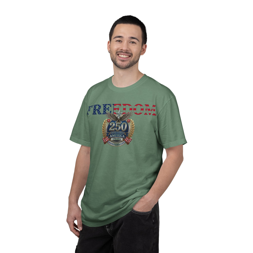 Freedom America 250 Shirt, Semiquincentennial 1776-2026 Tee, Patriotic Anniversary Shirt, Fourth Of July Gift