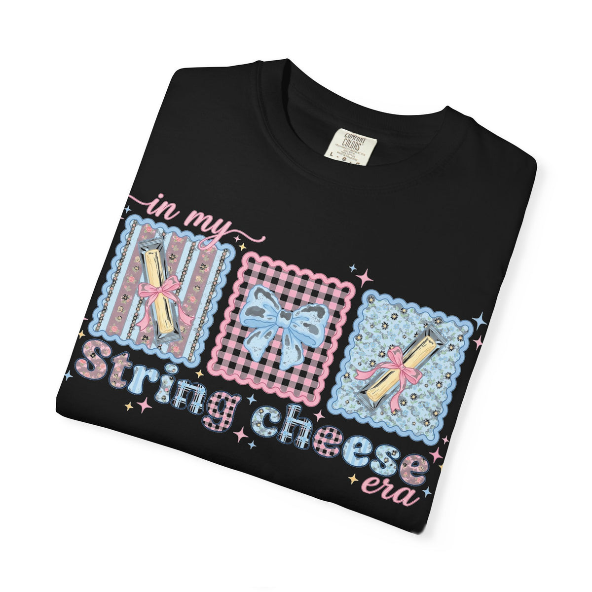 In My String Cheese Era Shirt, Coquette Bow Snack Tee, Funny Girl Dinner Shirt, Cute Gift