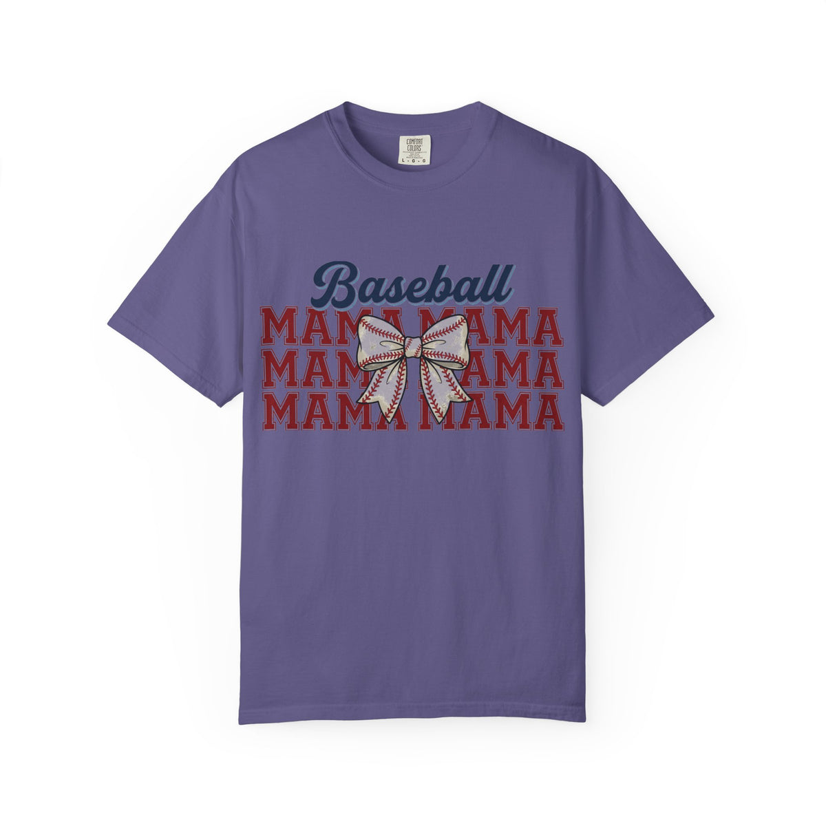 Baseball Mama Three Row Shirt, Varsity Repeat Mama Tee, Baseball Bow Mom Shirt, Little League Gift