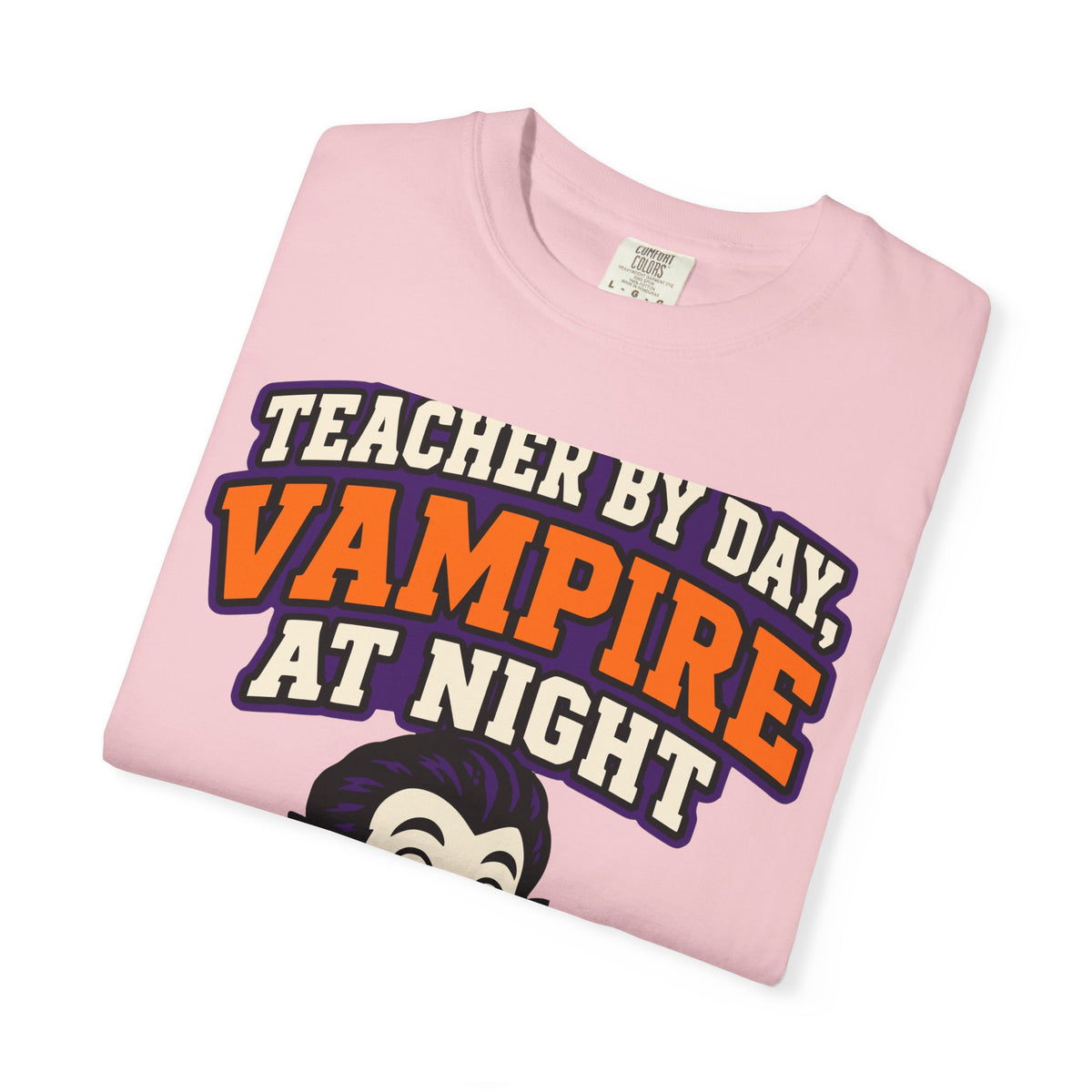 Teacher By Day, Vampire At Night Halloween Shirt, Funny Teacher Vampire Tee