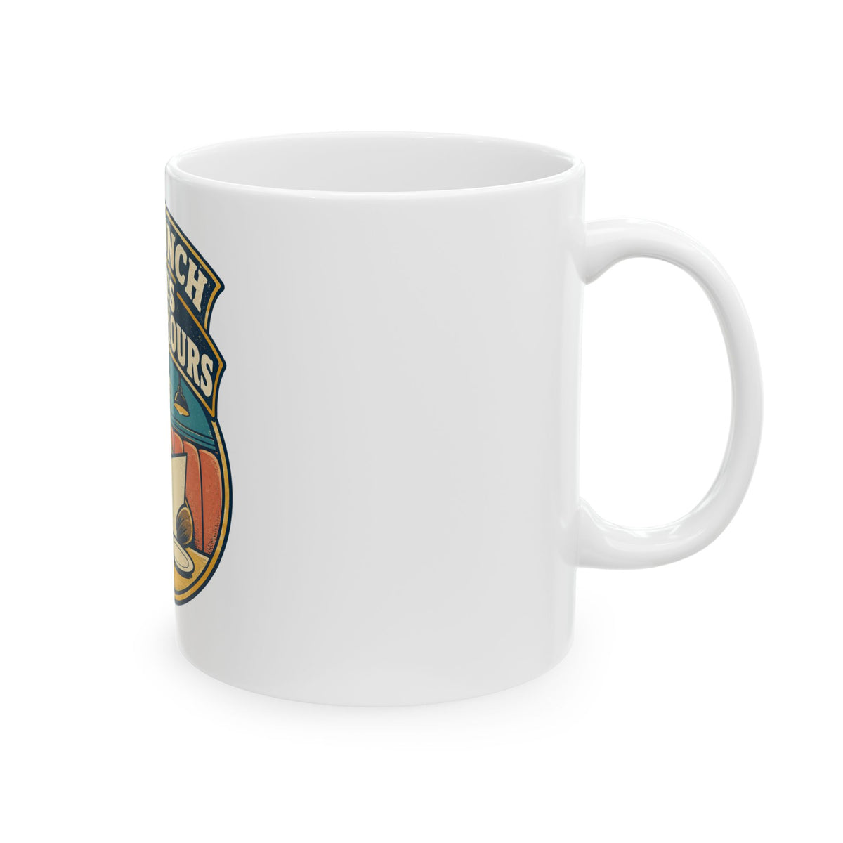 My Lunch Takes Three Hours Mug, Funny Retirement Gift for Coworker, Retired Christmas Gift, Coffee Mug 11oz 15oz