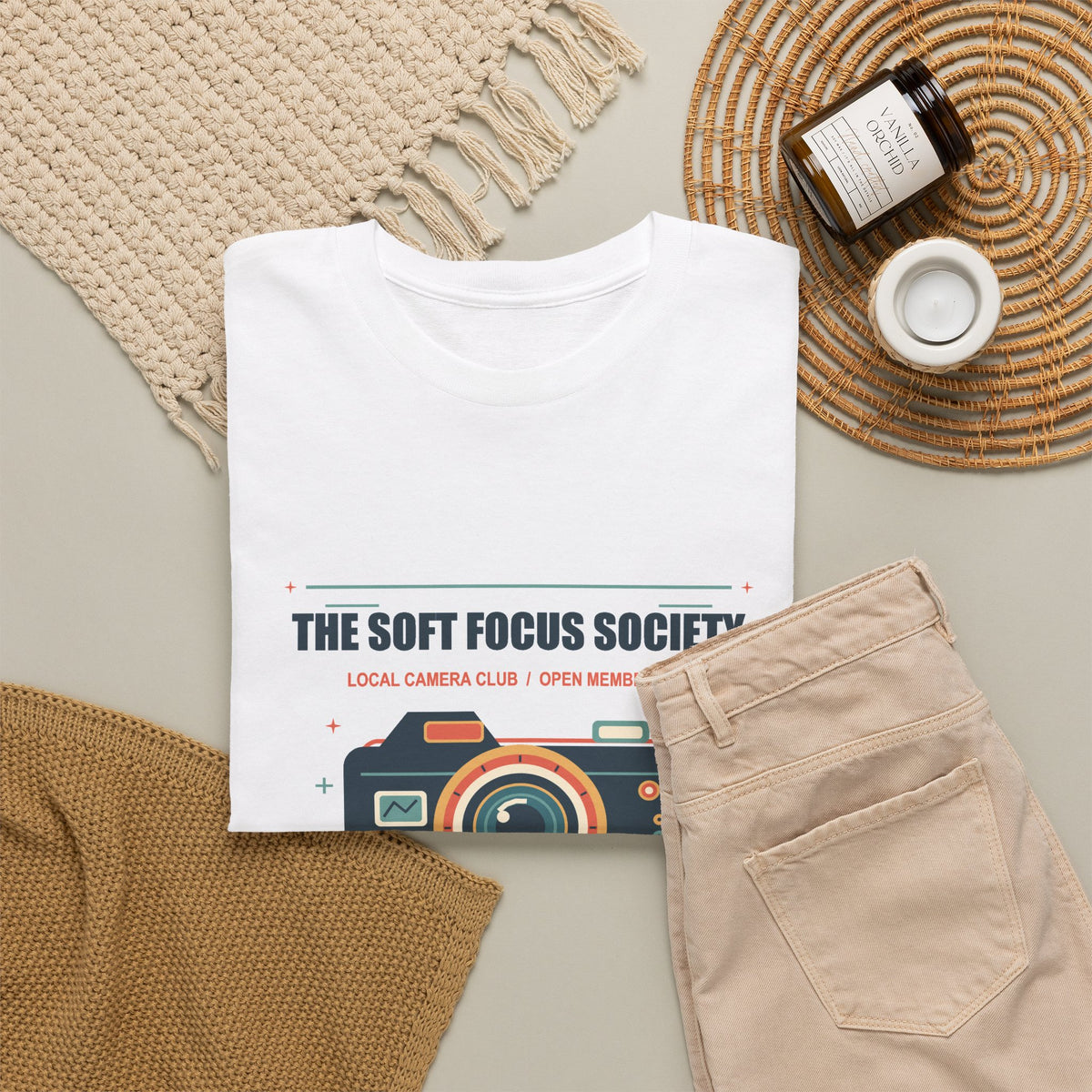 Soft Focus Society Camera Club T-Shirt — Blurry, But Committed
