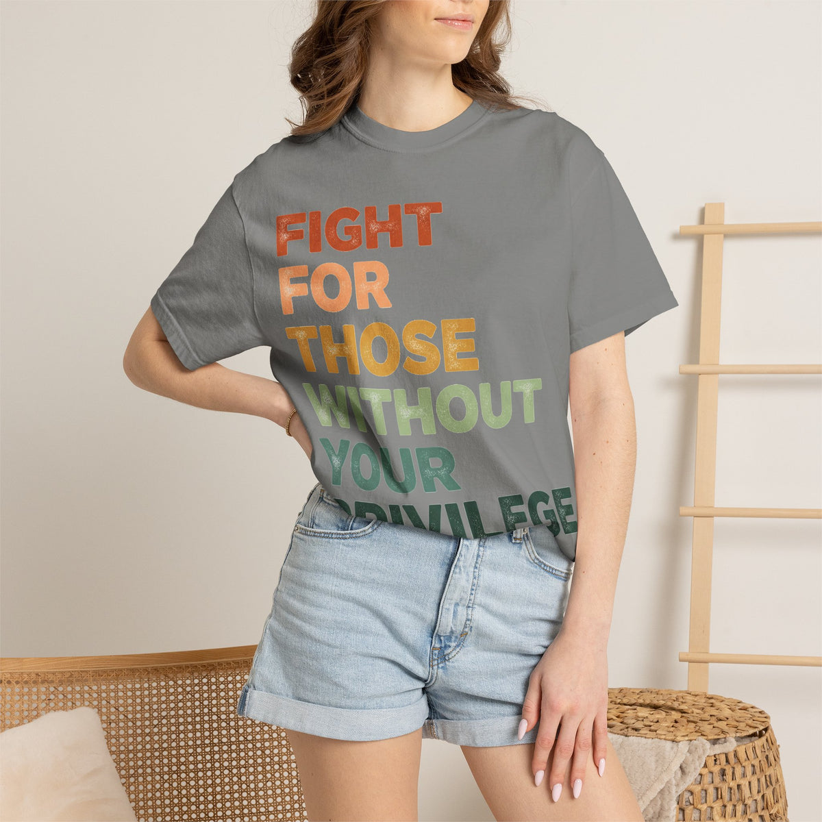 Fight For Those Without Your Privilege Shirt, Retro Activist Typography Tee, Social Justice Shirt, Ally Gift