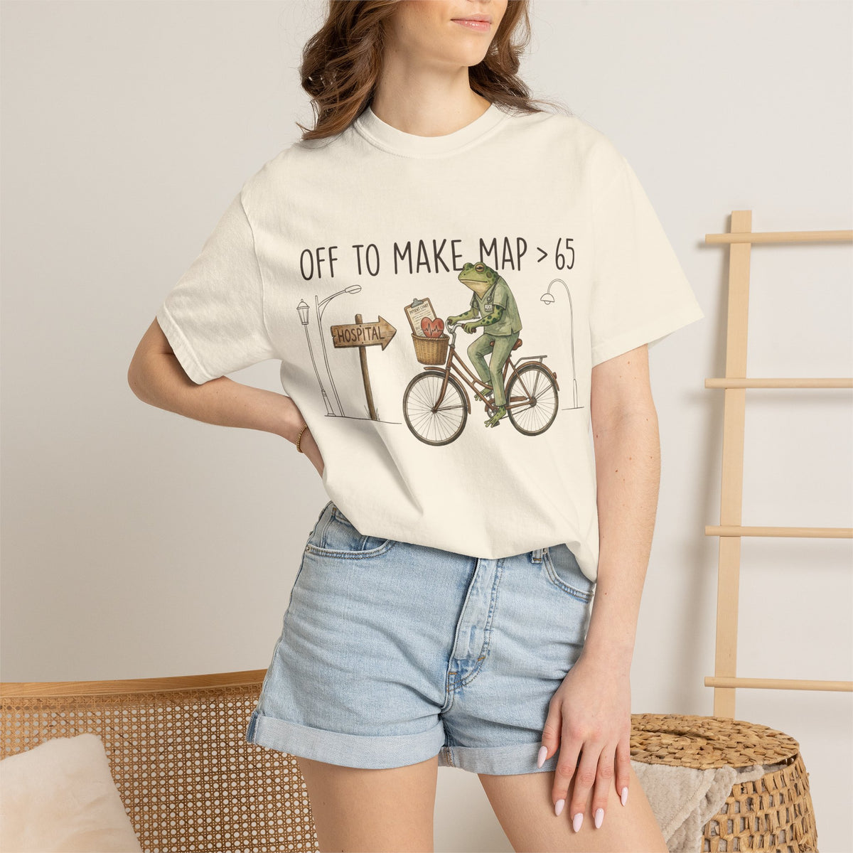 Off To Make MAP Over 65 Shirt, Funny ICU Nurse Frog Tee, Critical Care Nurse Shirt, RN Gift
