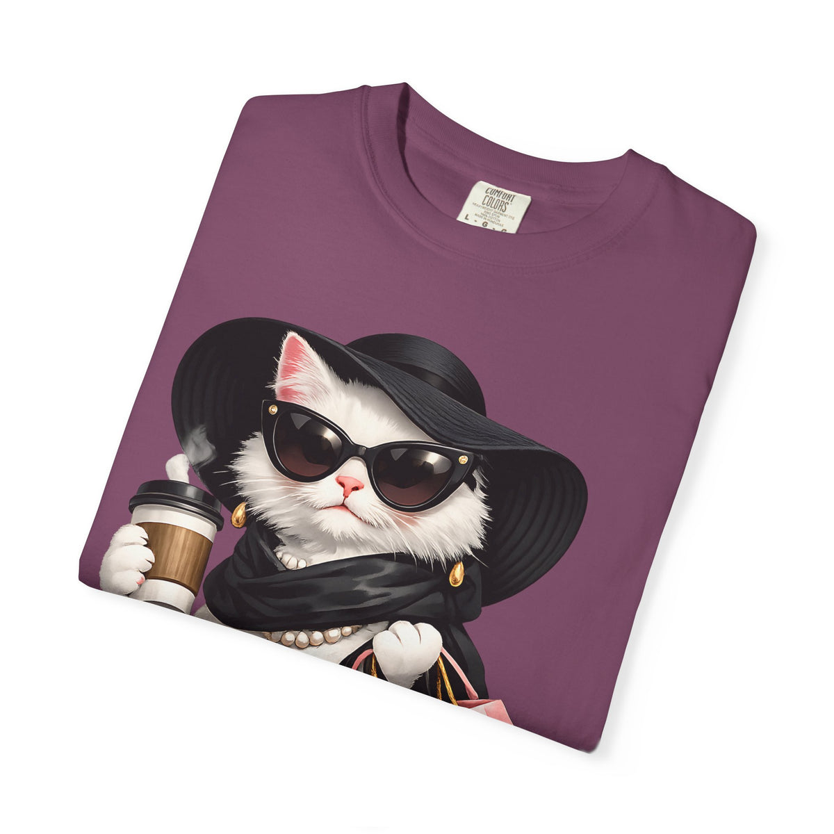 Shopping Queen Shirt, Funny Chic Cat Tee, Shopping Lover Gift