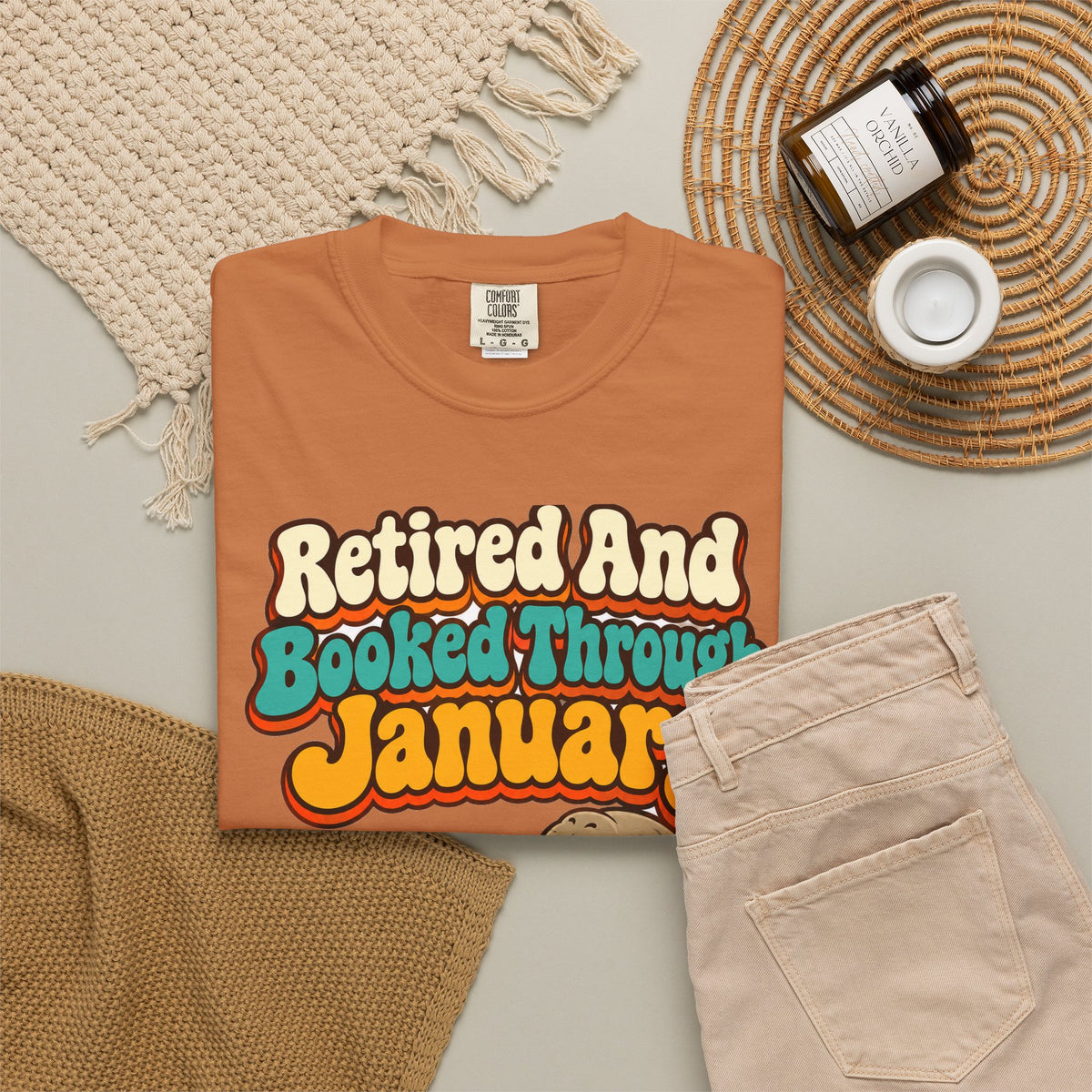 Retired And Booked Through January Shirt | funny retirement gift