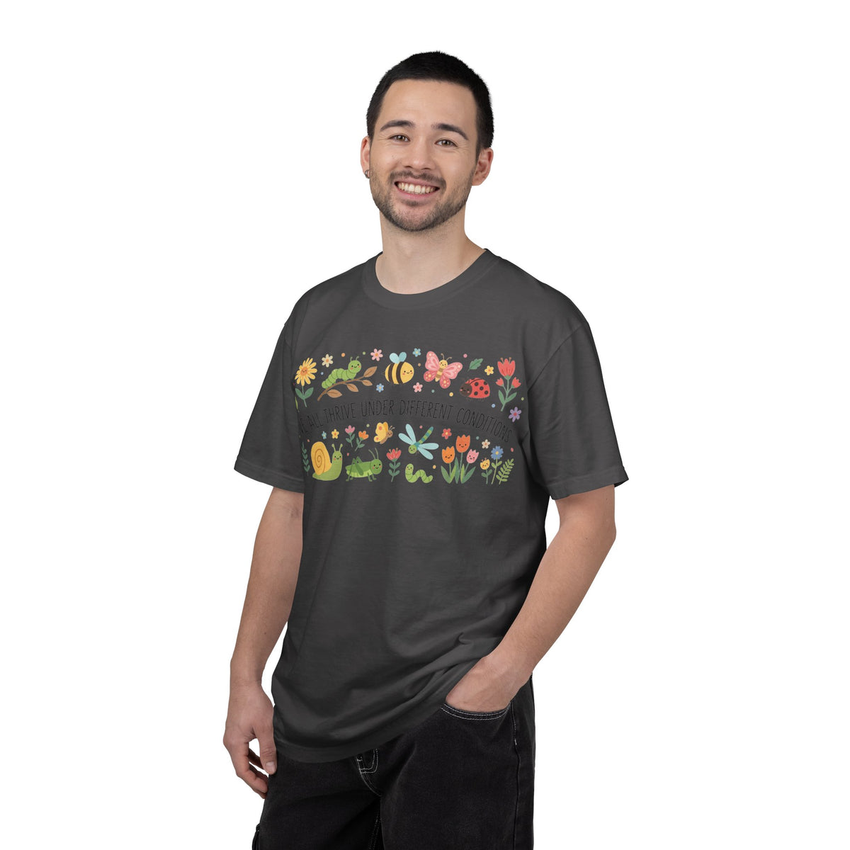 We All Thrive Under Different Conditions Shirt, Neurodiversity Garden Tee, Inclusion Teacher Shirt, SPED Gift