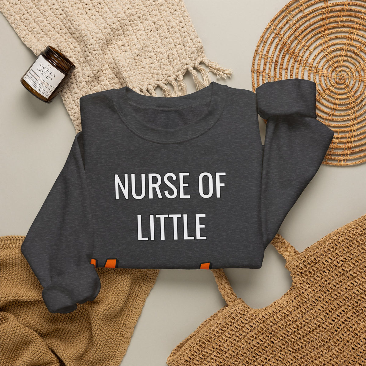 Nurse Of Little Monsters Sweatshirt | Nurse Halloween Sweatshirt | Spooky Nurse Sweatshirt | Healthcare Worker Gift | Halloween 2026