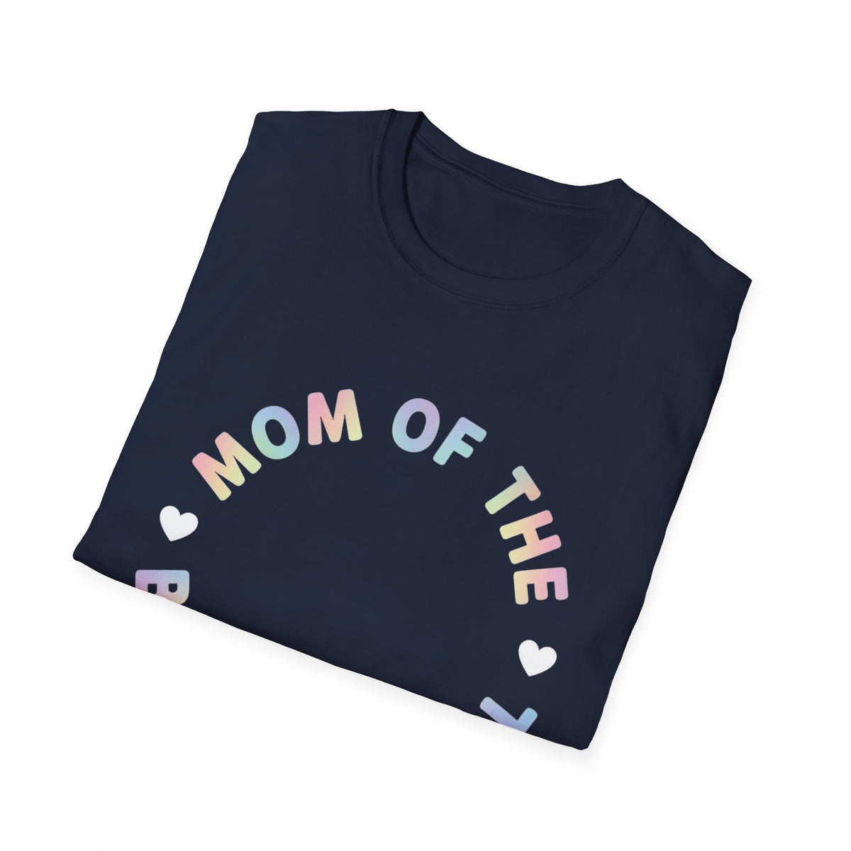Mom of the Birthday Girl T-Shirt — Pastel Circle Birthday Mom Tee