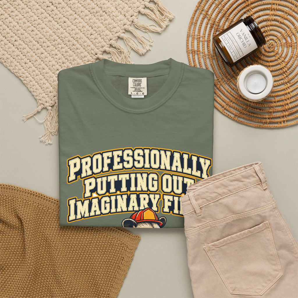 Professionally Putting Out Imaginary Fires Shirt | funny coworker gift