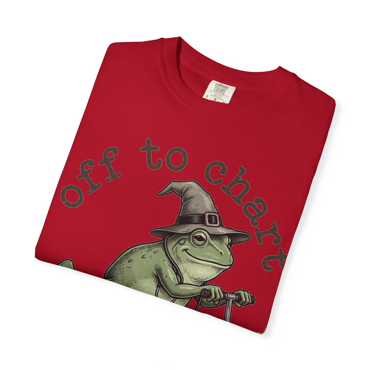Off To Chart Etched Frog Shirt, Vintage Nurse Frog Scooter Tee, Charting Humor Shirt, RN Gift