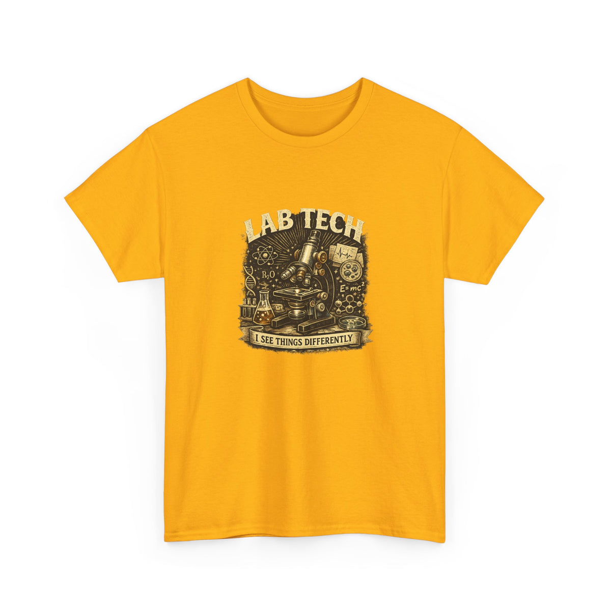 Lab Tech T-Shirt — "I Make Things Different" Vintage Science Tee