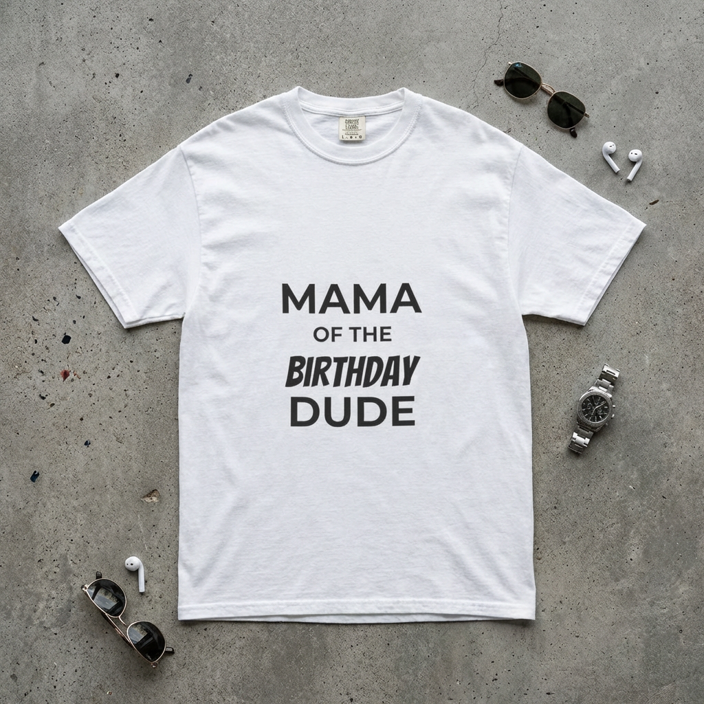 Mama of the Birthday Dude T-Shirt