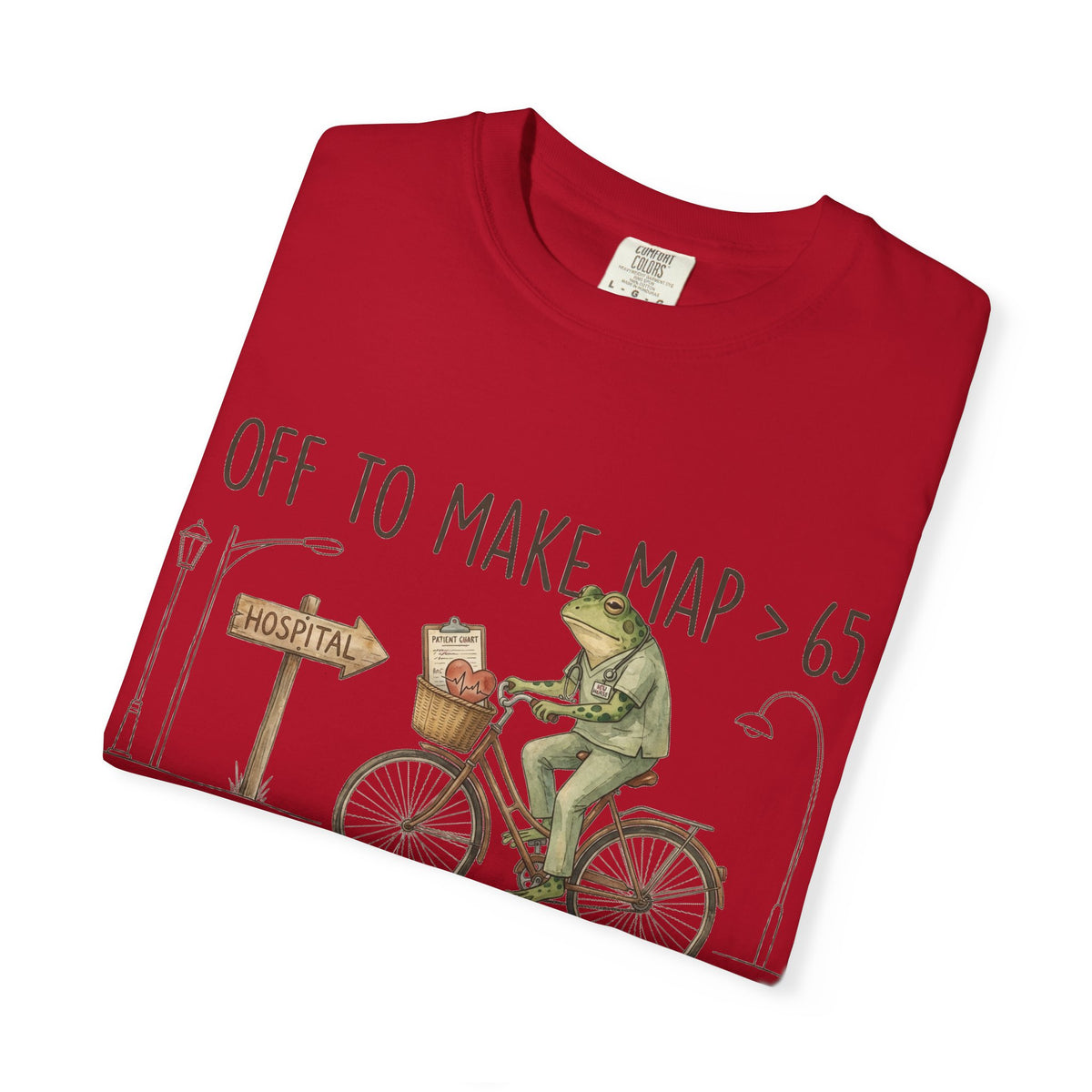 Off To Make MAP Over 65 Shirt, Funny ICU Nurse Frog Tee, Critical Care Nurse Shirt, RN Gift