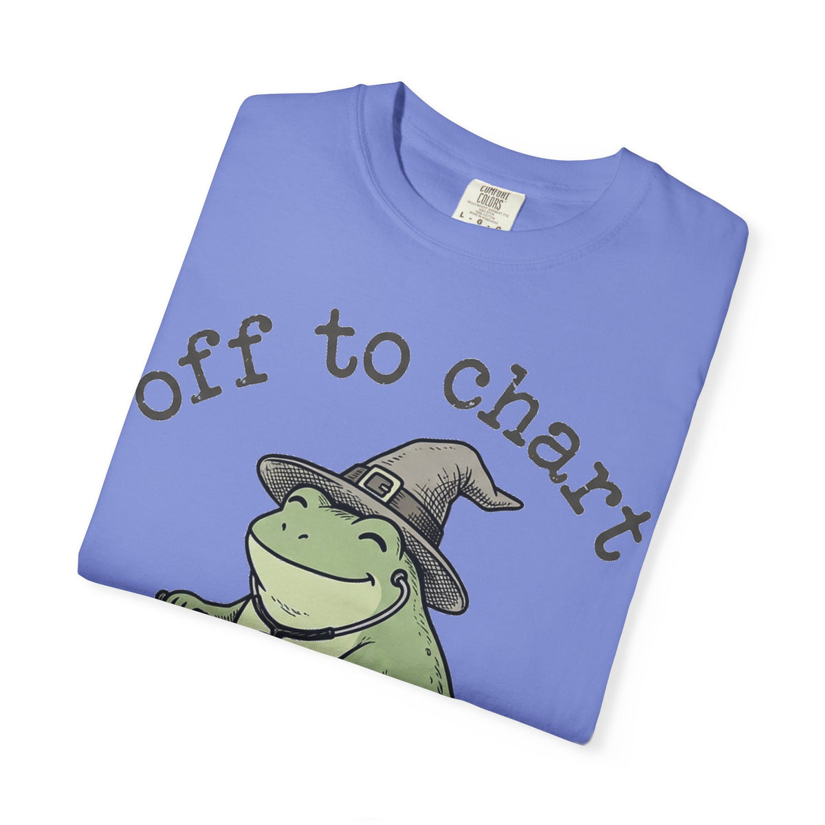 Off To Chart Shirt, Funny Witch Frog Nurse Tee, Charting Nurse Scooter Shirt, RN Gift