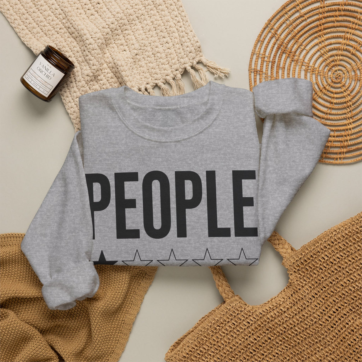 Introvert Sweatshirts For Men People One Star Review | Funny Introvert Sweatshirt | Sarcastic Quote Sweatshirt | Gift