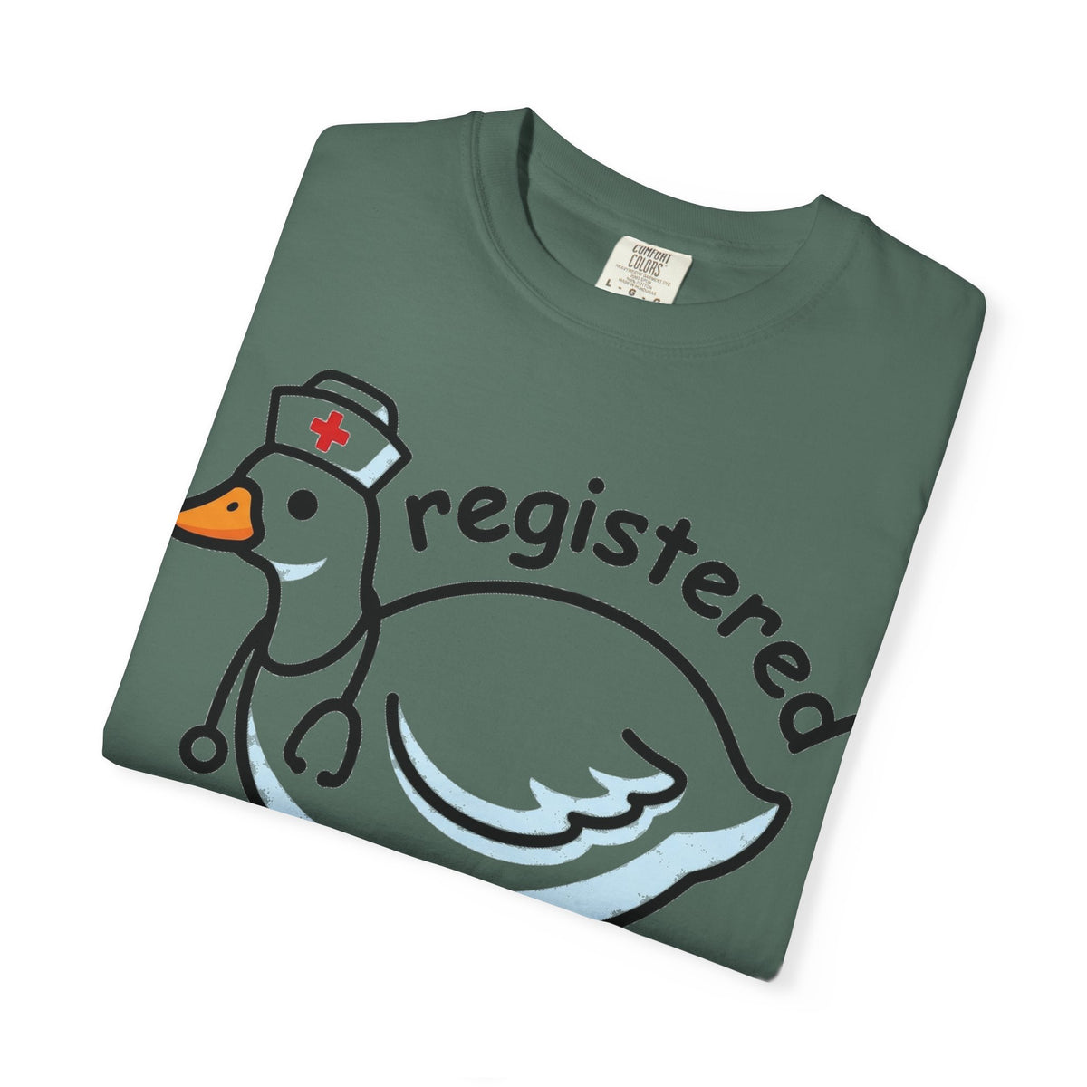 Registered Silly Goose Wide Shirt, Long Neck Nurse Goose Tee, Funny Nurse Shirt, RN Gift