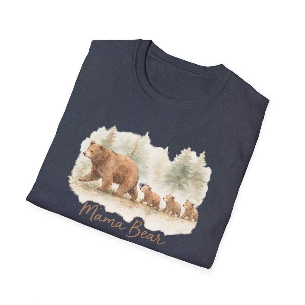 Mama Bear T-Shirt — Woodland Bear Mom Graphic Tee