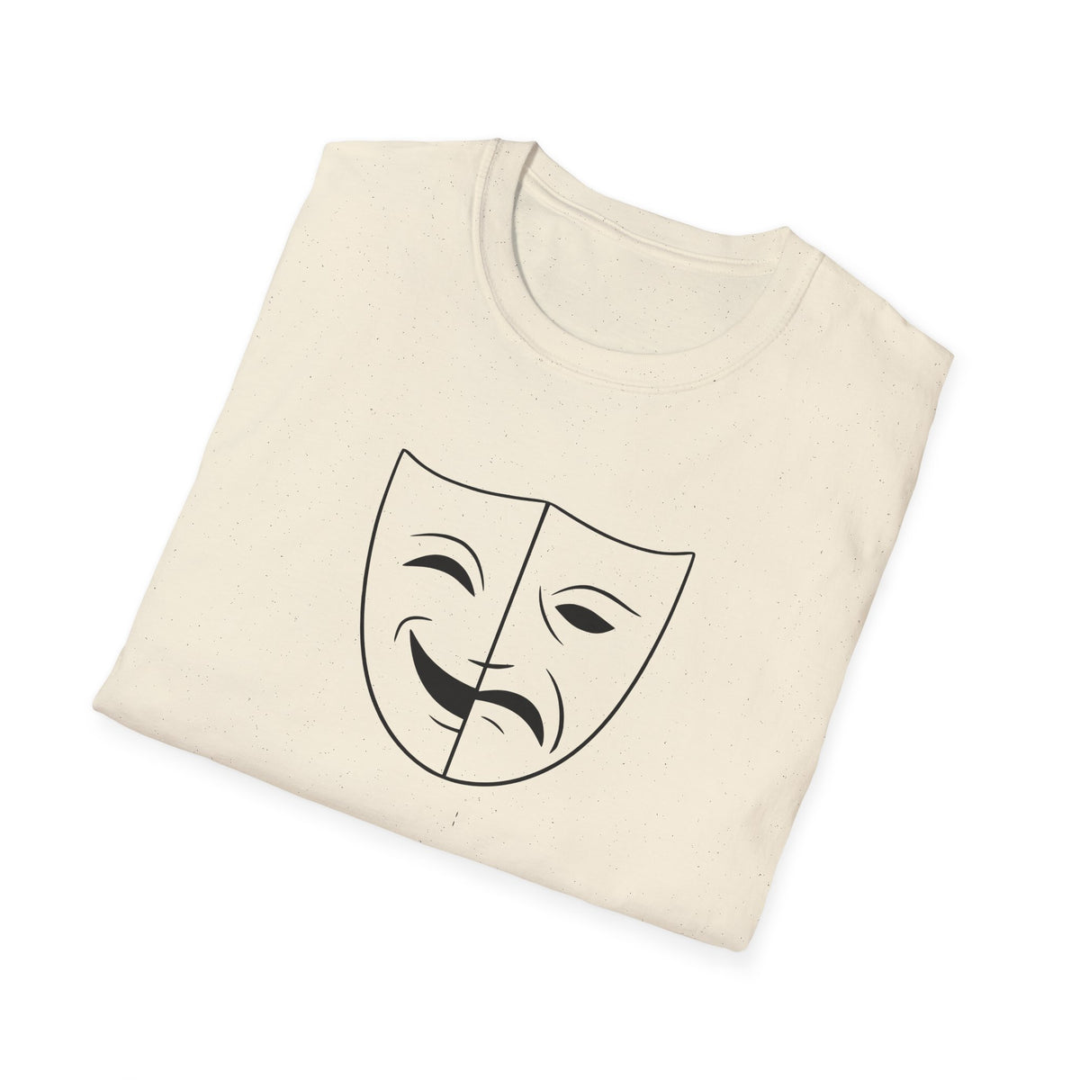 Theatre Mask Shirt, Drama Comedy Graphic Tee, Actor Gift
