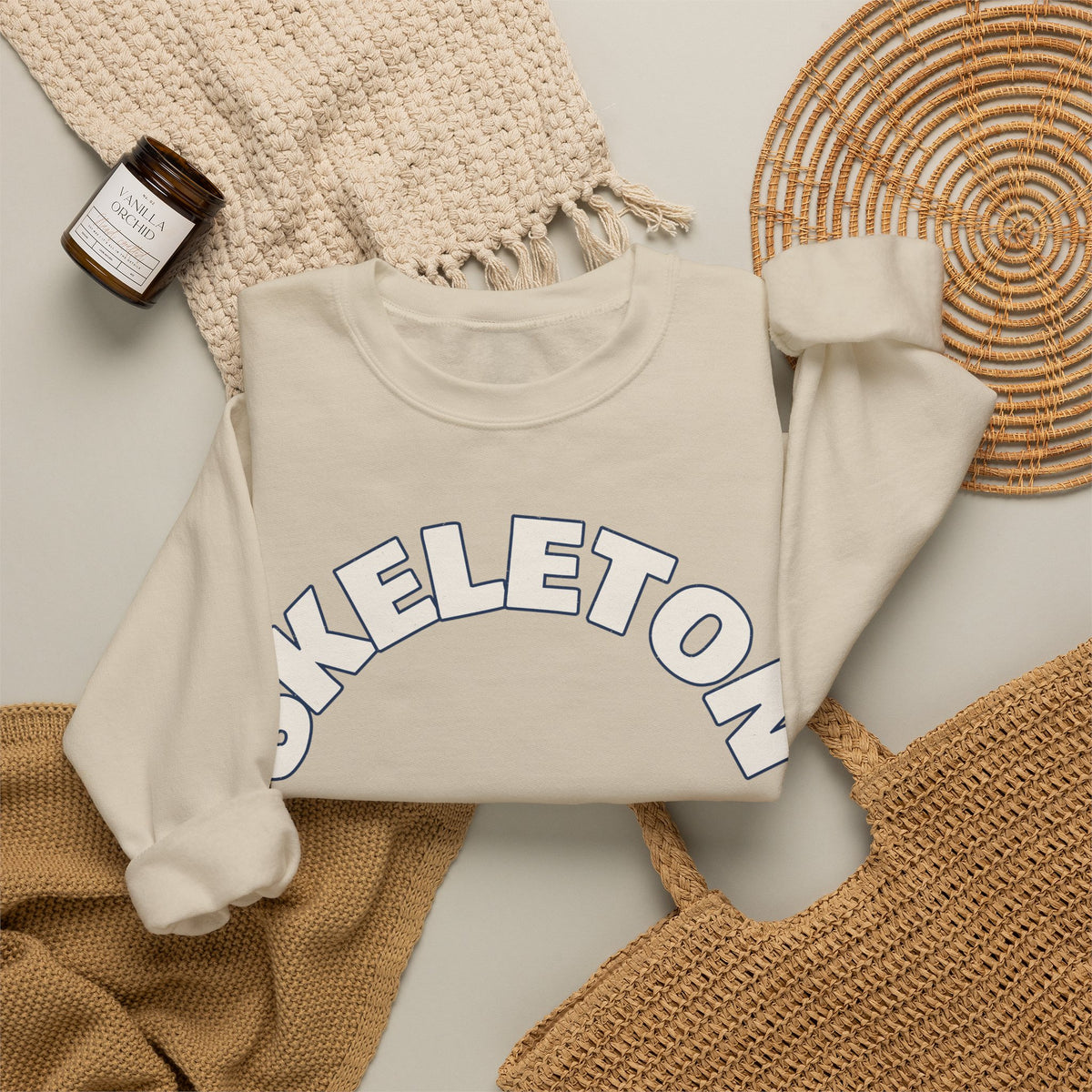 Skeleton Crew Night Shift Sweatshirt | Nurse Halloween Sweatshirt | Spooky Nurse Sweatshirt | Healthcare Worker Gift | Halloween 2026