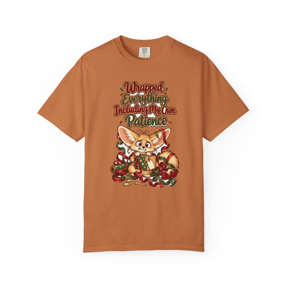 Funny Christmas Mom Shirt Wrapped Everything Including My Own Patience Shirt, Funny Mom Gift, Christmas Gift, Funny Shirt
