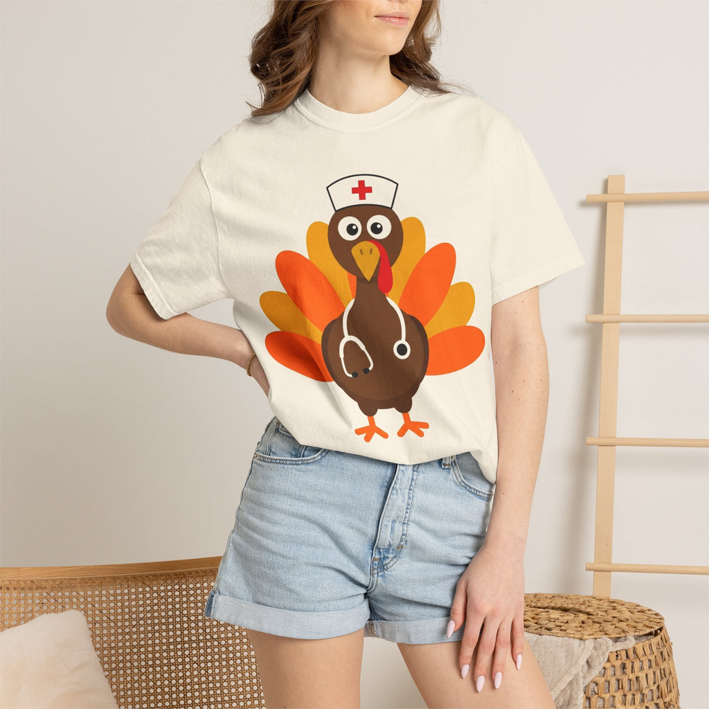 Nurse Turkey Shirt, Funny Thanksgiving Nurse Tee, Stethoscope Turkey Shirt, RN Holiday Gift