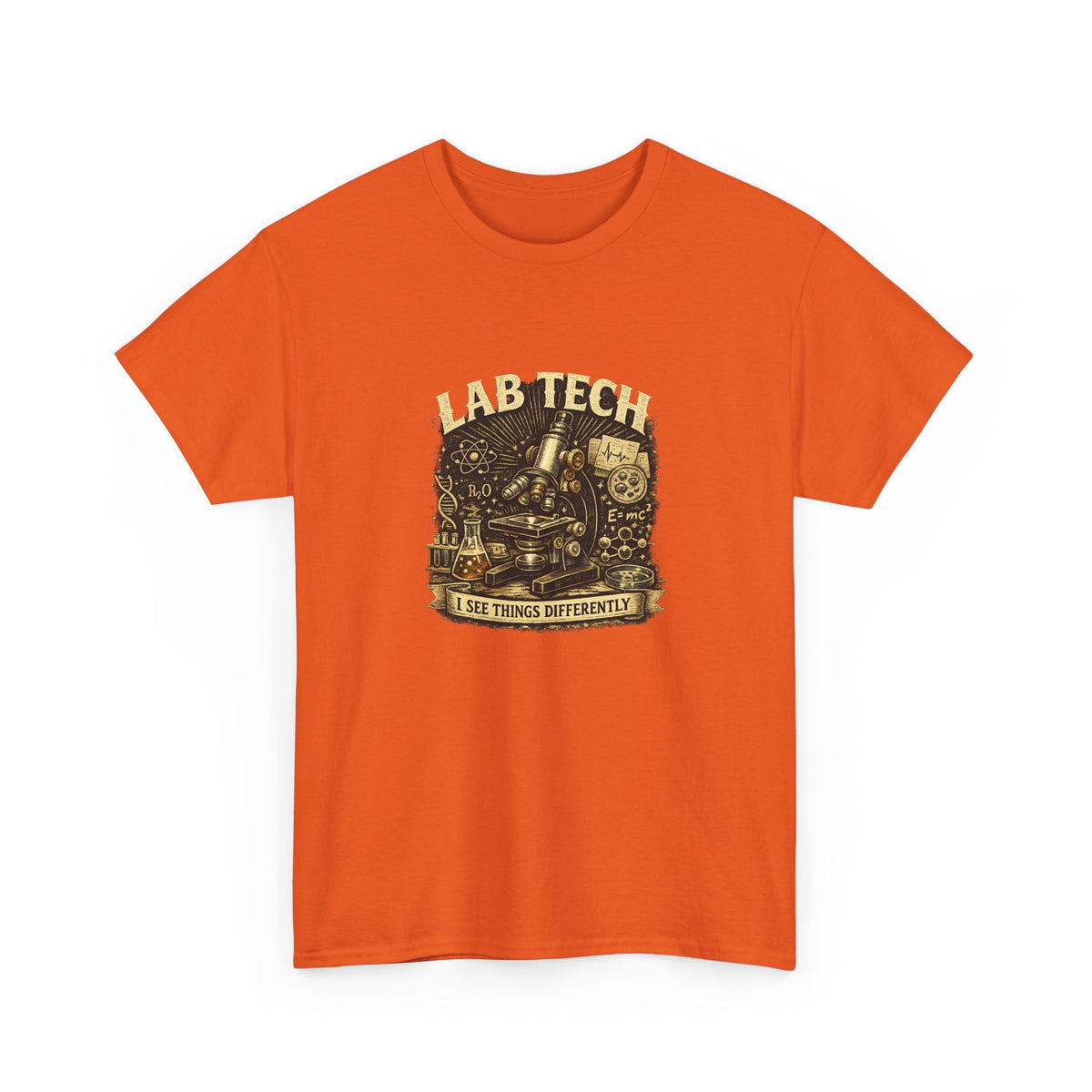 Lab Tech T-Shirt — "I Make Things Different" Vintage Science Tee